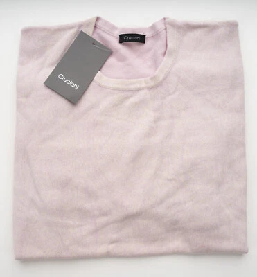 NUEVO CON ETIQUETAS CRUCIANI Suéter Cachemira Ligero Cuello Redondo Calce Clásico M (EU 50) Foto 1 de 4