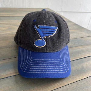 Rare 2-Tone Embroidered NHL St. Louis Blues SnapBack Hat Cap Zephyr (Y7) - Picture 1 of 6
