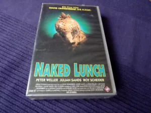 VHS Naked Lunch David Cronenberg Peter Weller Roy Scheider NEU Versiegelt Folie - Bild 1 von 4