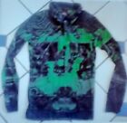 JEAN PAUL GAULTIER pulp shirt mesh still life green with black size XL G17
