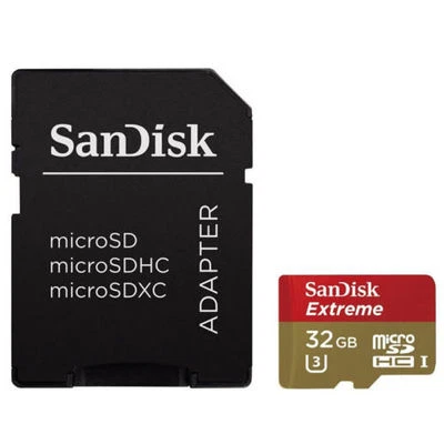 SanDisk Extreme Class 10 32GB 90MB/S 600X MicroSD MicroSDXC UHS-I U3 Memory Card - Image 1 of 2