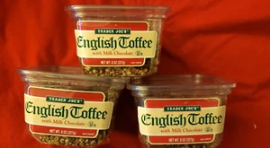 3 PACK ENGLISH TOFFEE WITH MILK CHOCOLATE, 8 OZ EACH - Picture 1 of 9