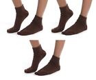 V-Toe Split Toe Ankle Tabi 3 Pairs Thicker Warm Styles Athletic or Casual - Brow