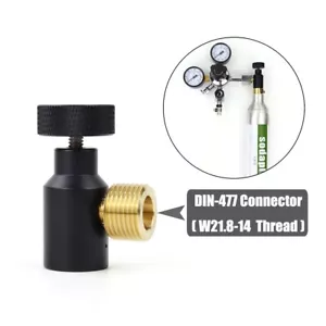 New Model Soda CO2 Refill Adapter Connector Gas Regulator Soda Tank Cylinder Aqu - Picture 1 of 10