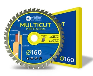 MULTICUT Sägeblatt 160x20 passend für Festool HKC 55 EB TS 55 REBQ TSC 55 ATF 55 - Bild 1 von 9