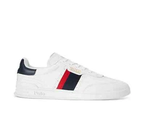 Polo Ralph Lauren Uomo Heritage Aera Sneakers stringate in pelle US 7 D - Foto 1 di 4