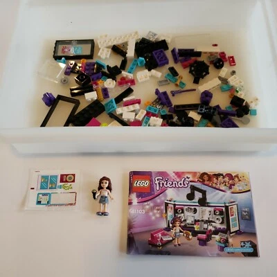 LEGO Friends #41103  POP STAR RECORDING STUDIO -  complete 172 pcs  No box - Image 1 of 4