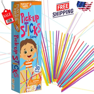 30 Stck. Play Palitos Chinos Kunststoff Pick Up Sticks Set Traditionelles Spiel für Kinder - Bild 1 von 10