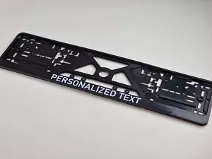 Portatarga UE personalizzato, telaio numero di registrazione personalizzato - Foto 1 di 9