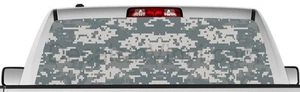 Rear window graphic view thru decal sticker, Camo, pickup truck SUV Van TEX114 - Picture 1 of 2