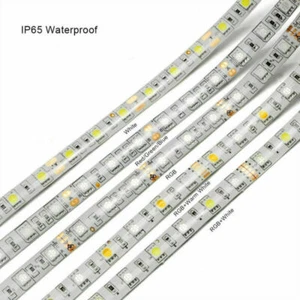 12V 24V 5050 5M 60LEDs/m Strip Light Waterproof RGB CCT RGBW RGBWW String Lights - Picture 1 of 26