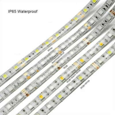 12V 24V 5050 5M 60LEDs/m Strip Light Waterproof RGB CCT RGBW RGBWW String Lights - Image 1 of 4
