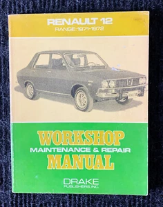 Renault  12  R12 Maintance and Repair Manual - Bild 1 von 2
