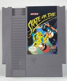 Vintage Skate or Die - NES Nintendo Game Cartridge only Skateboarding