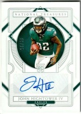 2020 National Treasures JOHN HIGHTOWER RC Auto #06/25!! Eagles