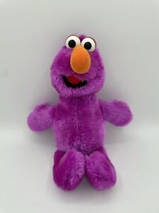 1994 Sesame Street APPLAUSE TELLY Monster Plush Stuffed Animal Purple Jim Henson