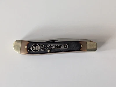 Schrade 1940T Old Timer Single Blade Liner-Lock Pocket Knife, 50th Anniversary - Image 1 of 4