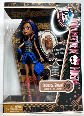 Muñeca Mattel Monster High Robecca Steam 2011 primera ola diario original mascota nueva en caja Foto 1 de 4