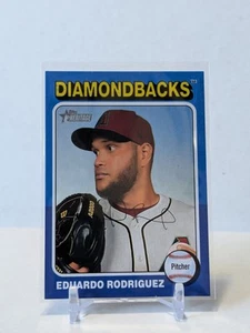 2024 Topps Heritage High Number Eduardo Rodriguez Blue Border - Picture 1 of 2