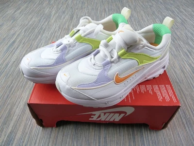 Nike Air Max Bliss NN donna taglia 4,5 bianco lime arancione maglia lilla casual - Immagine 1 di 4