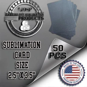 50ea Brushed Silver Aluminum Dye Sublimation playing cards 2.5"x3.5" - Picture 1 of 2