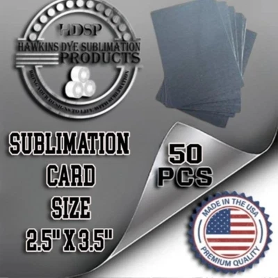 50ea Brushed Silver Aluminum Dye Sublimation playing cards 2.5"x3.5" - Image 1 of 2