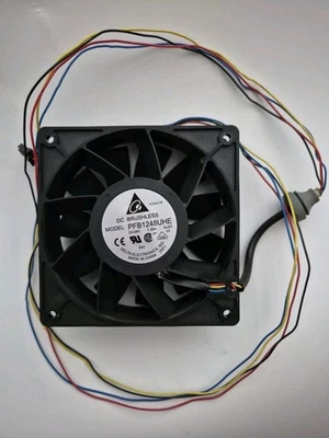 Delta PFB1248UHE-6C92 12cm 12038 48V 1.20A 4-wire high volume server fan (C106) - Image 1 of 4