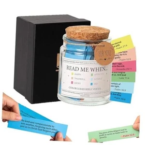 Bible Verse Jar, Read Me When Bible Verses Jar for Emotions and Feelings, The - Picture 1 of 7