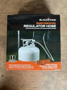 BLACKSTONE REGULATORSCHLAUCH 5154 PROPAN EDELSTAHL NEU OPEN BOX - Bild 1 von 3