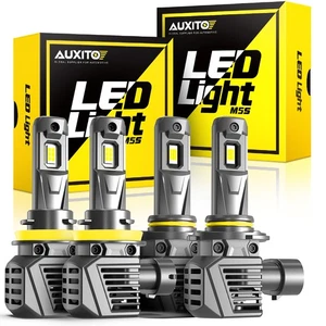 Kit de bombillas de haz alto-bajo LED AUXITO 9005 H11 6500K súper brillantes M5 - Imagen 1 de 15