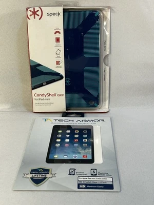 Speck IPad Mini Case Blue & Tech Armor Screen Protection Bundle - Image 1 of 4