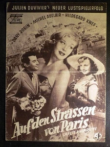 Auf den Strassen von Paris - Das neue Film-Programm - DNF ungelocht (49/24) - Picture 1 of 1
