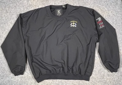 Pullover cortavientos vintage 35th Ryder Cup Oakland Hills para hombre 2XL negro bordado Foto 1 de 4