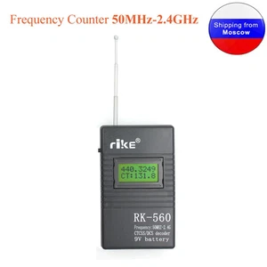 Contador de Frecuencia RK-560 50MHz-2.4GHz Probador de Frecuencia Portátil DCS Radio Medidor - Imagen 1 de 6