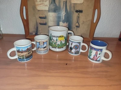 Taza de café Arizona y juego de 4 tazas expresso buen estado Foto 1 de 3