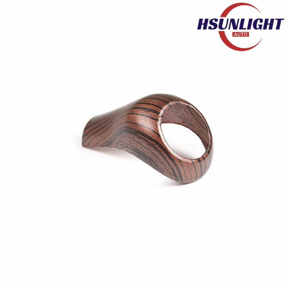 Cubierta de perilla de cambio de marchas de grano de madera melocotón para Mercedes-Benz Clase A C E GLK 2007-13 Foto 1 de 4