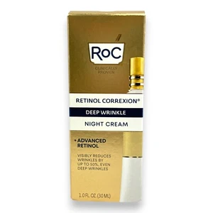 RoC Retinol Correxion Deep Wrinkle Night Cream Advanced Retinol 1oz. New - Picture 1 of 2