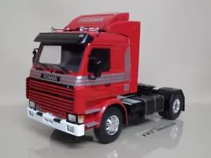 SCANiA 143M 470 TOP LiNE 1987 ROSSO RED CAMiON TRATTORE STRADALE TRUCK MCG 1/18 - Foto 1 di 5