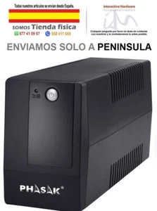 SAI Línea Interactiva Phasak Basic Interactive 800 VA/ 800VA-480W/ 2 Salidas/ Fo - Imagen 1 de 2