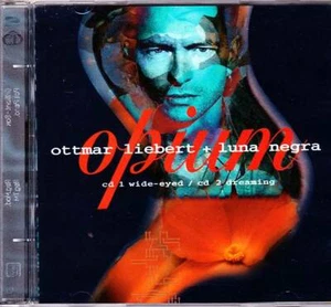 OTTMAR LIEBERT & LUNA NEGRA 2 CD Opium, Wide-Eyed / Dreaming - Epic E2K-67083 - Imagen 1 de 2