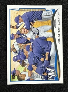 Jonathan Lucroy #285 2014 Topps Béisbol Cantidad Milwaukee Brewers - Imagen 1 de 2