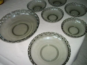 Modernes getöntes 7-teiliges DESSERT-,Salat-Service NEU - Bild 1 von 4