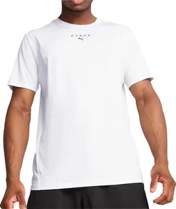 Puma X HYROX Cloudspun Mens Training Top White Short Sleeve Gym Excerise T-Shirt - Picture 1 of 6