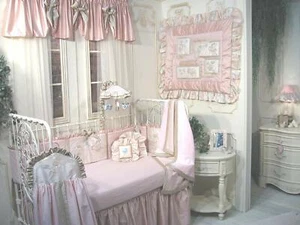 Jessica McClintock Cherish Baby Crib Sheet NIP - Picture 1 of 8