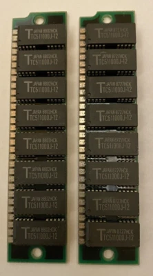 RAM Toshiba 30-Pin SIMM THM81000S-12   TC511000J-12 - Bild 1 von 3