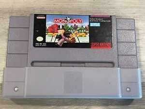 Monopoly (Super Nintendo Entertainment System, SNES) Cartridge Only - Picture 1 of 3