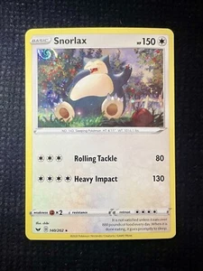 🌀 Pokemon SSH 140/202 - Espada y Escudo Snorlax Cosmos Holo - HD Galaxy Swirl 🌀 - Imagen 1 de 2