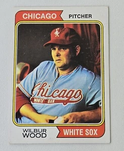 Wilber Wood -VINTAGE  1974 Topps Baseball Card # 120- Chicago White Sox - Picture 1 of 2