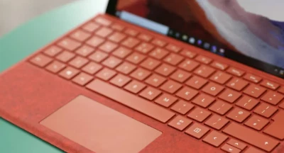 Single Replacement Key & Hinge for Surface Pro 4 5 6 7 Cover Cobalt Blue or Red - Image 1 of 2