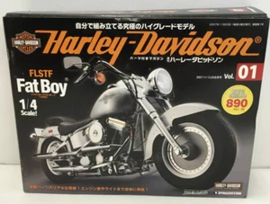 DEAGOSTINI 1/6 Herly Davidson 1990 H-D FLSTF FAT BOY 1-89 COMPLET SET F/S - Picture 1 of 8